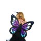 Butterfly Fairy Wings (One Size,Black/Purple)