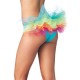 Rainbow Spandex Tanga Panty (Medium/Large,Multicolor)