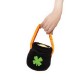 Plush Pot O' Gold Purse With Rainbow Handle (One Size,Black/Green)