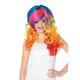 Rainbow Rocker Wig (One Size,Multicolor)