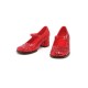 1.75 Inch Heel Red Glitter Maryjane Childrens. (X-Large,Red Glitter)